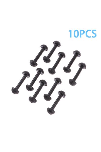 Choice 10X For Motu Leg Band Vintage Figures Replacement Connectors Clip Black Rubber Leg Band Replaceme...