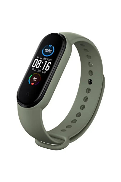 Choice سوار ساعة Mi Band 5 6 7 باللون الأخضر العسكري 10 لسوار Mi Band 7 6 5 4...