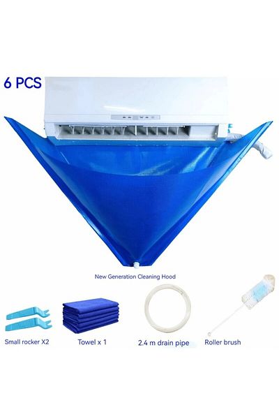 Choice 6PCS Air Conditioner Cleaning Tools Cleaning Covers Cleaning Water Receiving Bags Household Hanging