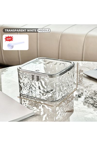 Choice transparent M Laundry Powder Container With Lid Laundry Pods Organizer Washing Capsules Holder Laund