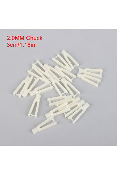 Choice A 20PCS 1/2mm U-type Collet Rudder Angle And Tie Rod Connection For RC Fixed-wing Remote Control Ai.