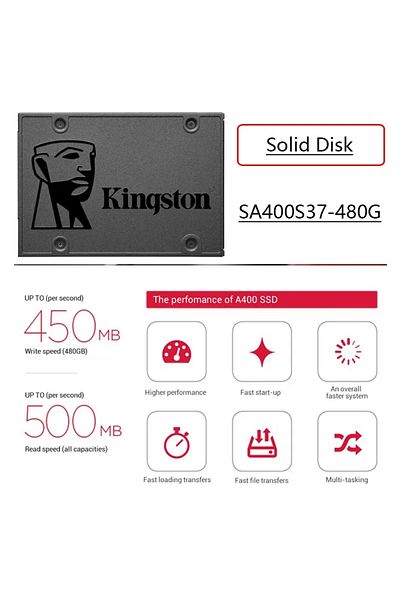 Kingston محرك أقراص الحالة الصلبة Kingston 960GB Sata SSD A400 SATAIII مقاس 2.5 بوصة 480 جيجابايت SSD HDD محرك أقراص الحالة الصلبة D