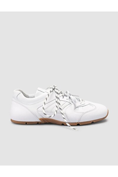 Cabani 100% Genuine Leather White Women's Sneaker