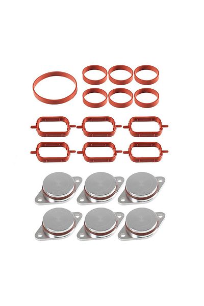 Choice 33MM Silver 6*22mm / 6* 33mm Swirl Blanks Flaps Repair Delete Kit for BMW E87 E46 E90/91/92 E39 E60/