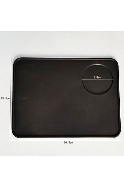 Choice 1Pc Silicone Mat 1Pcs Black Sillicone Tamper Mat Pad Stand For 49/51/53/54/57.5/58/58.5mm Portafilte