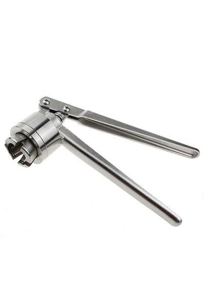 Choice 1Pc Stainless Steel Manual Vial Crimper Hand Sealing Machine For Crimping 20mm Flip Off Cap bottl...