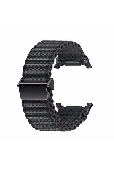 Choice Galaxy Ultra 47mm Black Black Trail Band For Samsung Galaxy Watch Ultra 47mm Nylon Loop Strap For Ga