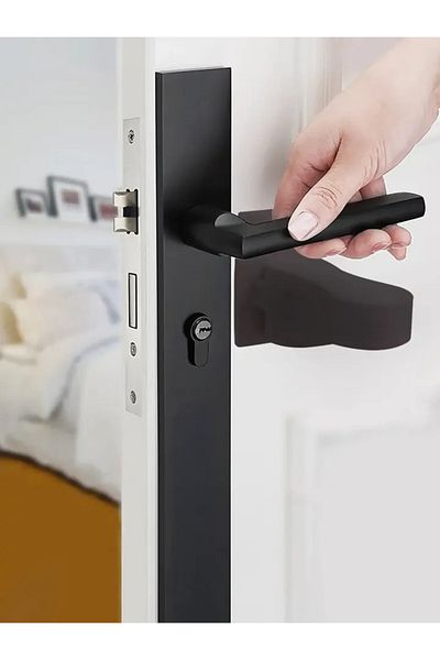 Choice Brown 1pc- Multi-function door handle lock Child safety lock for cabinet drawer doorstop