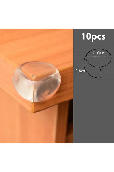 Choice C01-round-10pcs 4Pcs/10PCS Children Baby Safety Silicone Protector Table Corner Edge Protection Cove