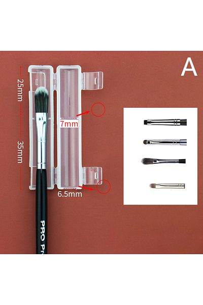 Choice A Makeup brush dust protection cover anti-frying wool protective storage tool portable waterproof p.