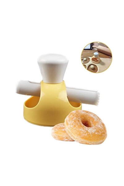 Choice قالب دونات أصفر DIY، قاطع طعام، حلويات، صانع قاطع خبز، قالب كيك، طبخ، ...