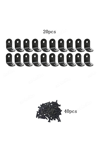Choice 20 قطعة من 10 إلى 50 قطعة من دعامات الزاوية على شكل حرف L المصنوعة من ...