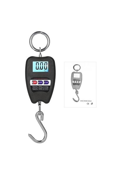 Choice black 200KG Digital Crane Scales Industrial Hanging Scale Heavy Duty Hanging Hook Handheld Scales St