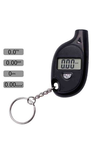 Choice Mini Keychain Style Tire Gauge Digital Lcd Display Car Tire Air Pressure Tester Meter Auto Car Mo...