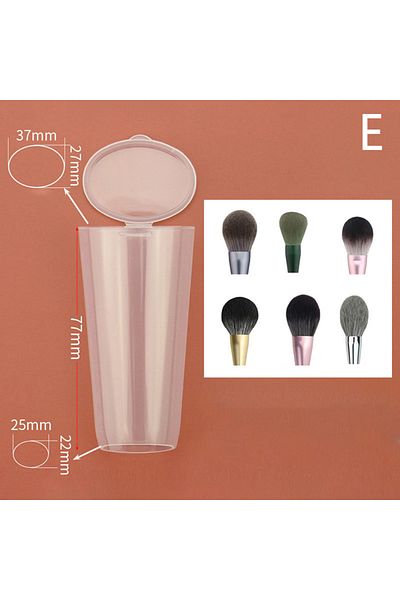 Choice E Makeup brush dust protection cover anti-frying wool protective storage tool portable waterproof p.