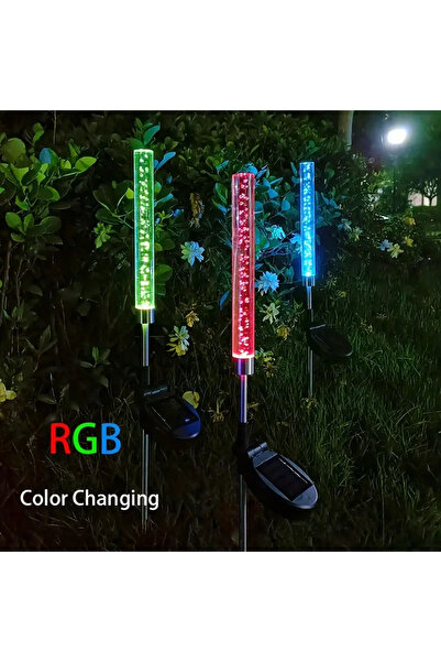 Choice 1 قطعة RGB 1/2 قطعة شريط الفقاعات الشمسية ضوء الحديقة في الهواء الطلق ...