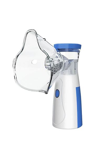 FODRK VIOLET Medical Handheld Nebulizer, Ultrasonic Micro Net Silent Nebulizer, Adult and Child Asthma Eme