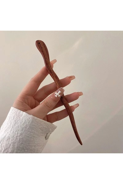 choice2 02 عصا شعر خشبية أنيقة على الطراز الصيني للنساء والفتيات دبابيس شعر ب...