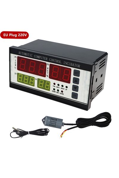 JUANJUAN EU PIUG XM-18 Digital Egg Incubator Controller Multifunctional Thermostat Hygrostat Control with Tem