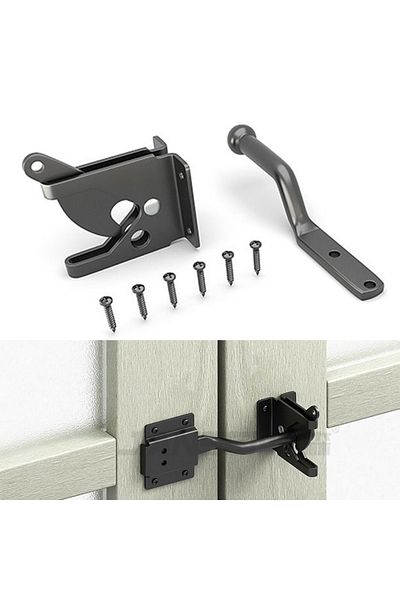 Choice Auto Gate Latch With Bolt For Pasture Garden Fence Farm Gate Carbon Steel Automatic Slam Catch G...