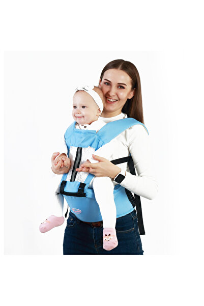 Choice حقيبة ظهر لحمل الأطفال الرضع مريحة من عمر 0 إلى 48 شهرًا، مزودة بمقعد ...