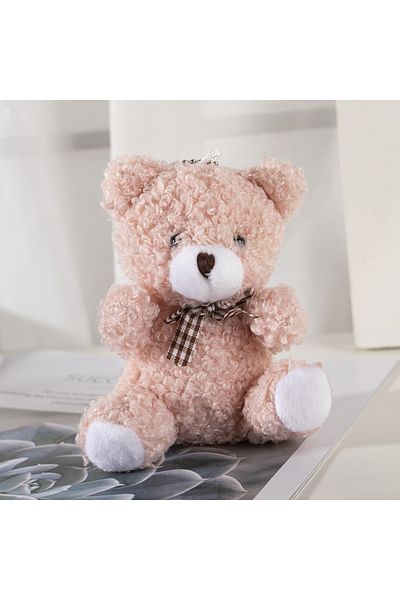 Choice pink New Style Hot sale Cute Teddy Bear Pendant Plush Doll Little Bear Doll Small Doll Bag Soft Cute