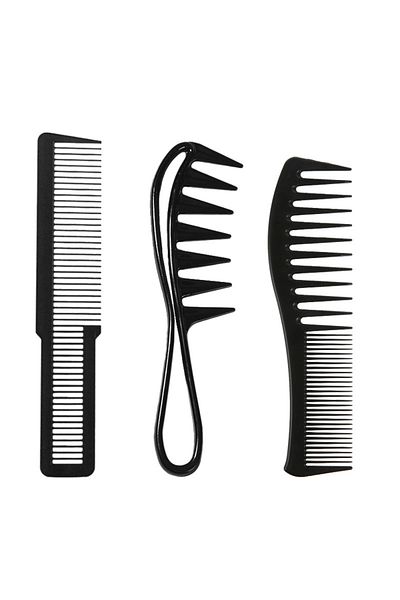 Choice 3pcs set 2/3/4pcs Wide Tooth Curl Comb Detangling Comb Texture Comb For Curly Wet Wavy Thick Hair Wi