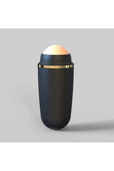 Choice black Face Oil Absorbing Roller Natural Volcanic Stone Massage Body Stick Makeup Face Skin Care Tool