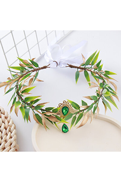 Choice 1PCS Retro Elf Costume Accessories - Woven Forest Garland Judge Eyebro...