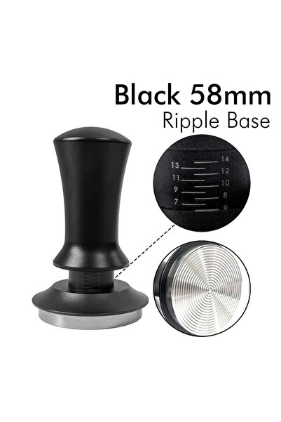 Choice1 مكبس قهوة مستقيم ٥٨ مم، ٥٨ مم، ٥٤ مم، ٥١ مم، قاعدة مموجة، نظام تسوية،...