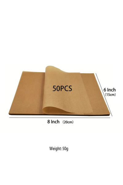 choice2 15x20CM 50 pieces baking paper non stick pre cut baking paper baking paper will not curl burn wax pa