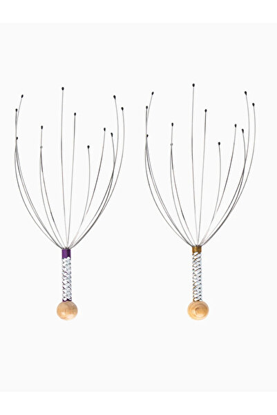 Choice1 2 قطعة لون عشوائي 1/2 قطعة مدلك رأس خدش فروة الرأس الأخطبوط غير مستخر...