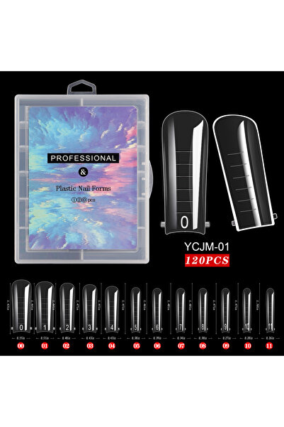 Choice YCJM-01 أطراف فنية لأظافر صناعية من الأكريليك مع قالب طلاء جل منحوت بت...