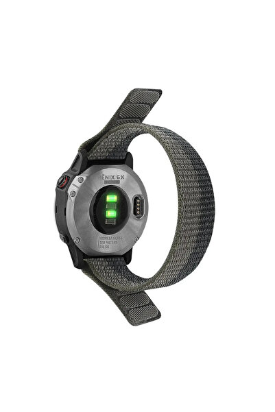 Choice حزام نايلون رمادي مقاس 26 مم و22 مم و26 مم لساعات فينيكس 7/7X/6/6X Pro...