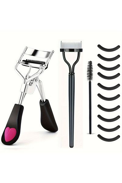 DUTRIEUX 13pcs black 7/15pcs Eyelash Curler Set With Replacement Pads For Women Eyelashes Curling Tweezers Cl