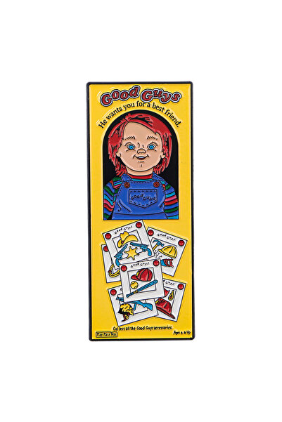 Choice 8 شخصيات أفلام الرعب دبابيس المينا شارات الكرتون بروش معدني لحقيبة الظ...