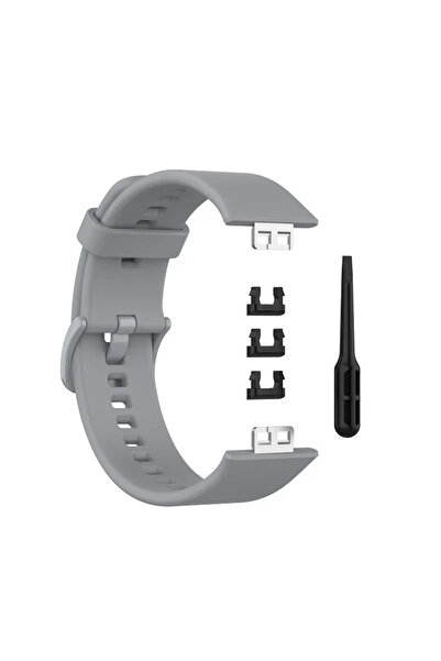 Choice سوار سيليكون رمادي لساعة هواوي فيت 2، مناسب لساعات فيت الذكية، ملحقات ...