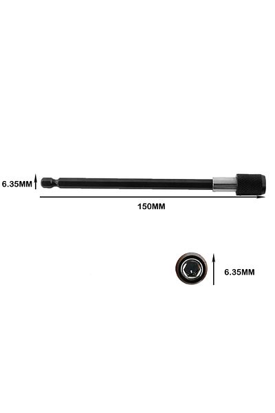 Choice 3pcs 1/3pcs Magnetic Bit Holder Extension 60mm 100mm 150mm 1/4 Inch Hex Shank Quick Release Screwdri