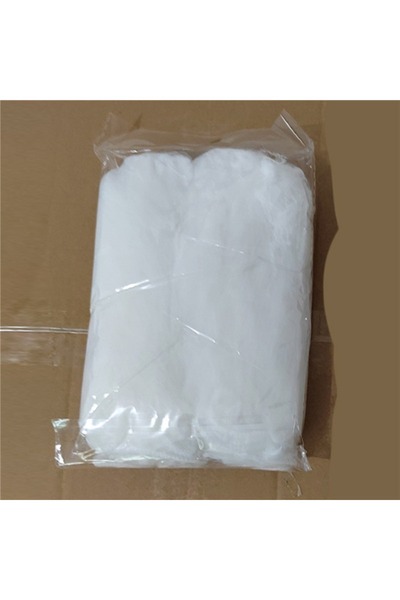 Choice شبكة إبرة White300، 50 قطعة، فلتر شبكي لحوض المطبخ للاستخدام مرة واحدة، فلتر نفايات المجاري، بقايا الطعام، براز