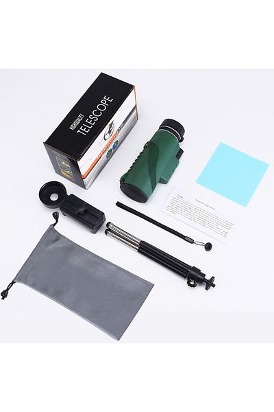 Choice Green Suit 80x100 Hd Zoom Powerful Monocular Telescope Portable Binoculars Long Range Telescope Hunt