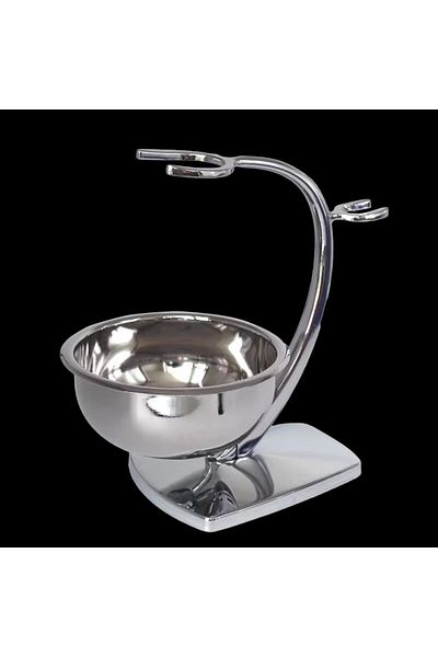 Choice Silver Ultimate Shaving Kit: Shaving Brush, Razor Stand, and Soap Bowl Set - Perfect Gift for Men on