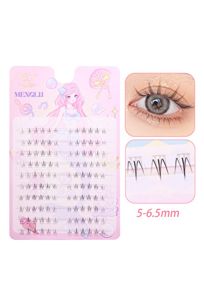 Choice5 رموش سفلية هوائية من DM، 10 صفوف، 5-7 مم، رموش صناعية من Fairy، رموش سفلية طبيعية مقسمة، رموش سفلية من Manga