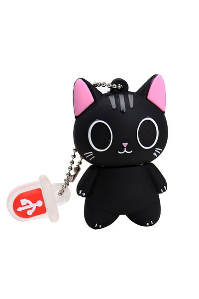 JASTER 128GB Cat Cute Cartoon USB Flash Drive 64GB Animal Penguin Pen Drive 32GB Cat Owl Memory Stick Lion