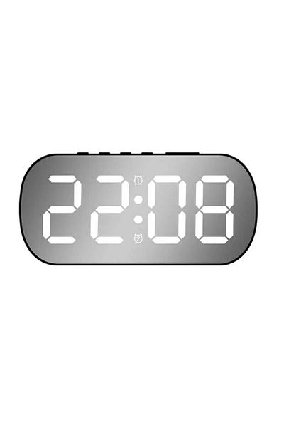 Choice Black white light LED Digital Electronic Clock Simple Desktop Alarm Clock Living Room Bedroom Decora
