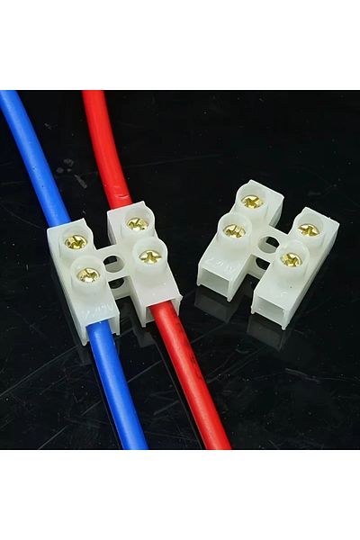 Choice 10pcs 10Pcs 2P terminal block Plastic Wire Connector Screw Cable Connector Wire Connector Strip Idea