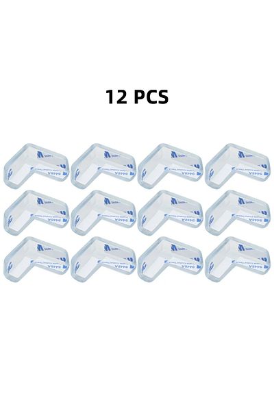 Choice 12pcs L Shaped Baby Safety Silicone Table Corner Protector Furniture Edge Protection Cover Transpare
