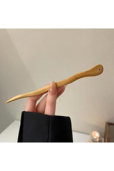 Choice 01 Chinese Style Elegant Wood Hair Stick For Women Girl Hairpins Simple Hair Fork Vintage Hanfu Cheo