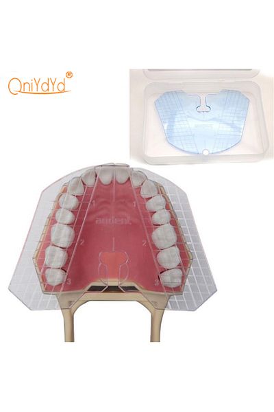 Choice لوحة دليل الأسنان ترتيب الأسنان على طقم الأسنان لمحاذاة طقم الأسنان الكامل قياس مختبر الأسنان...