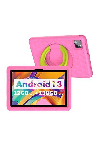 Choice جهاز لوحي للأطفال، مقاس 10.1 بوصة، باللون الوردي، متوافق مع اللوائح ال...