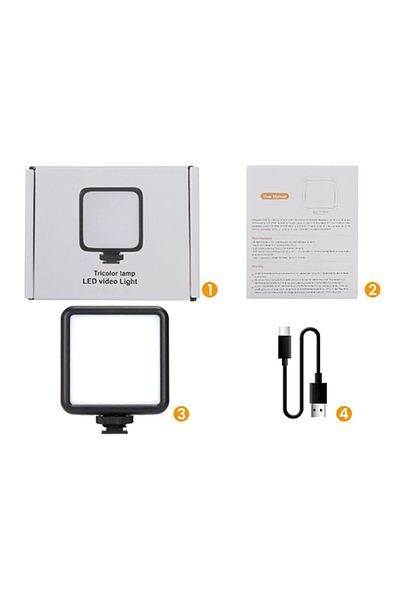 Choice black LED Photo Studio Light for Tiktok Youbute Game Live Video Fill Lighting Portable Camera Video
